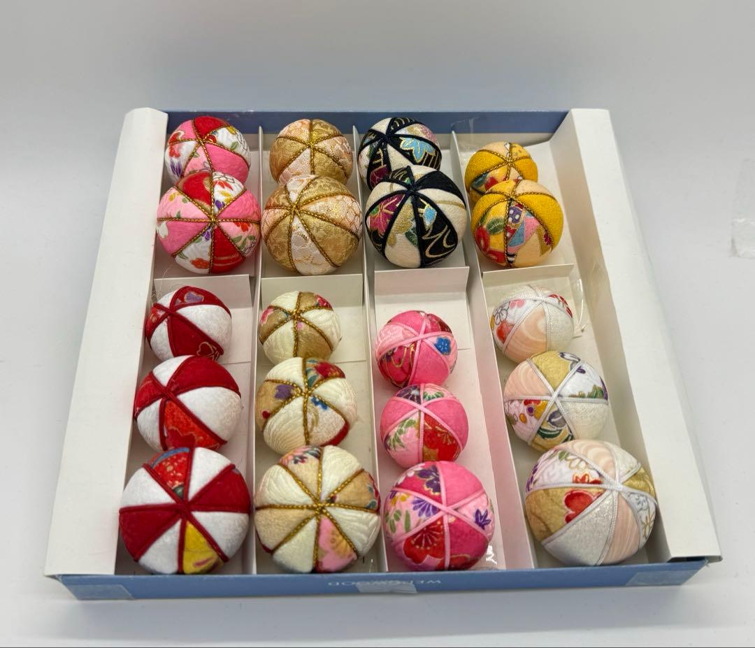 FOX　木目込みまり　4センチ/3.5センチ/3センチ玉セット20個等