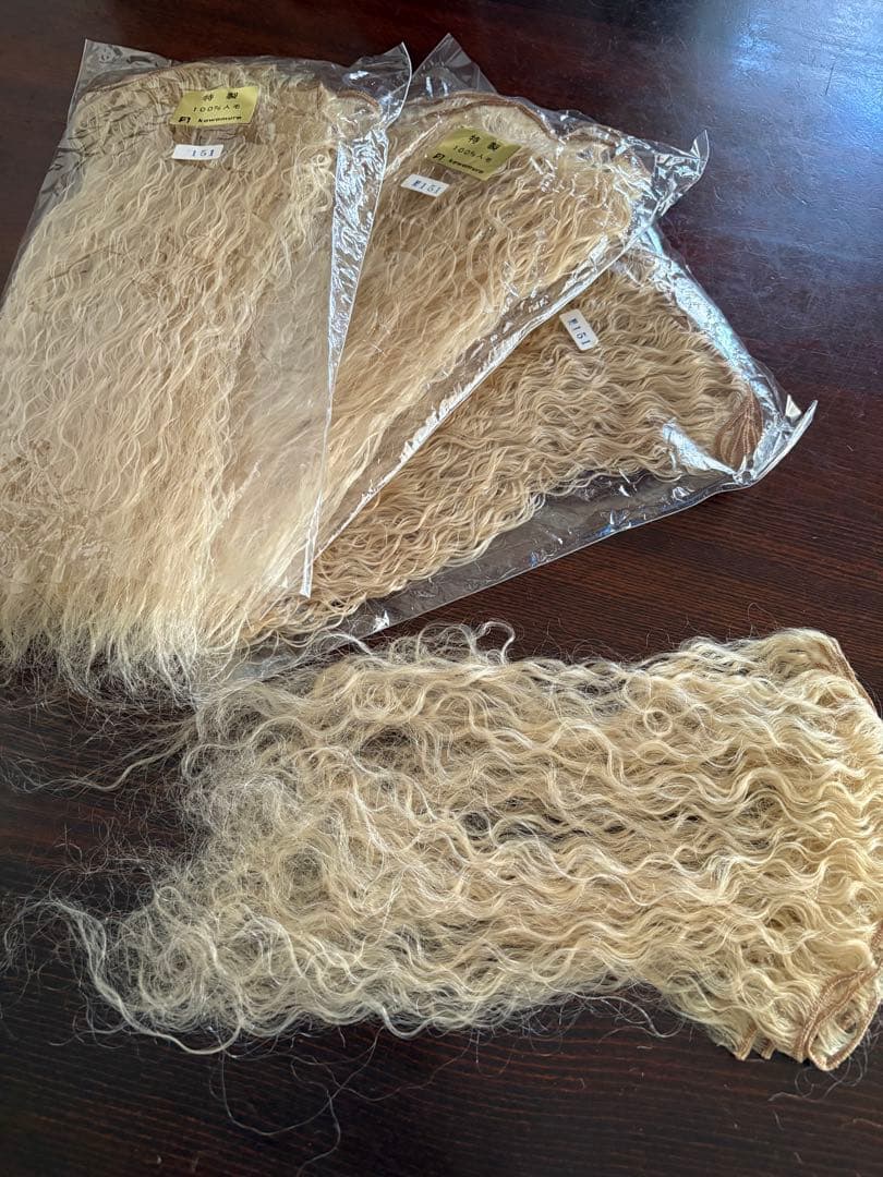 人形用人毛毛束