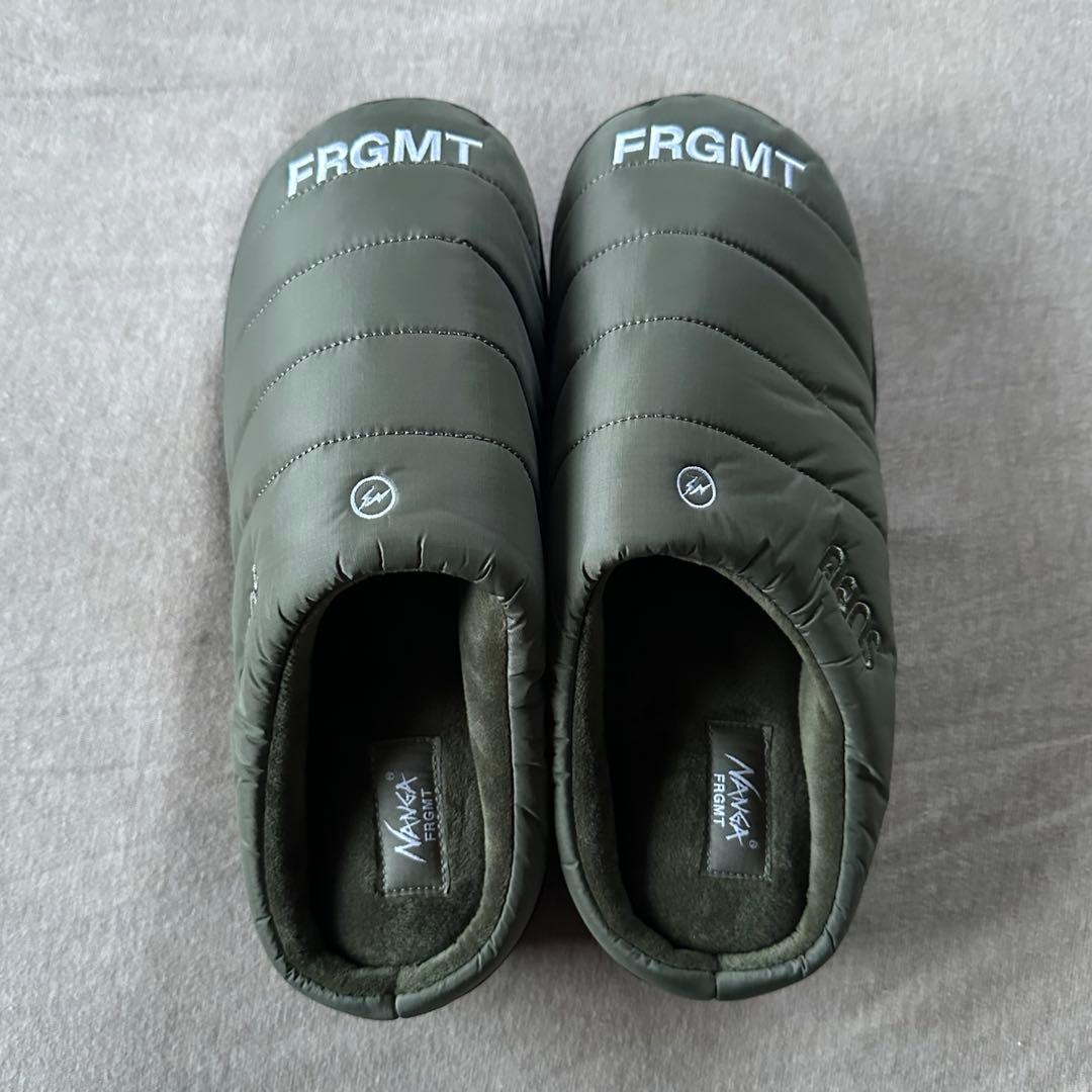 1新品 NANGA FRAGMENT SUBU ウィンター サンダル カーキ