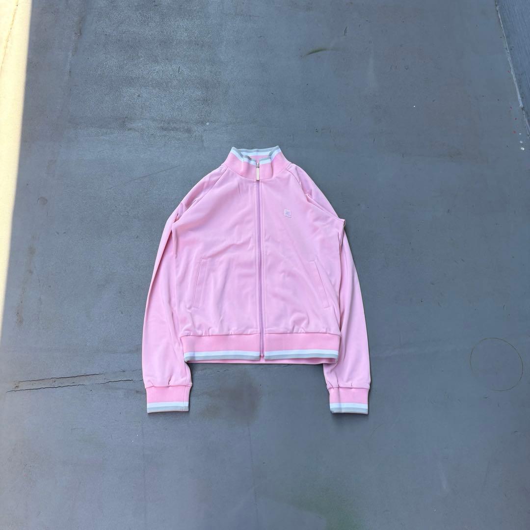 00s Courreges ピンク　リブライン　トラックジャケット　ジャージ