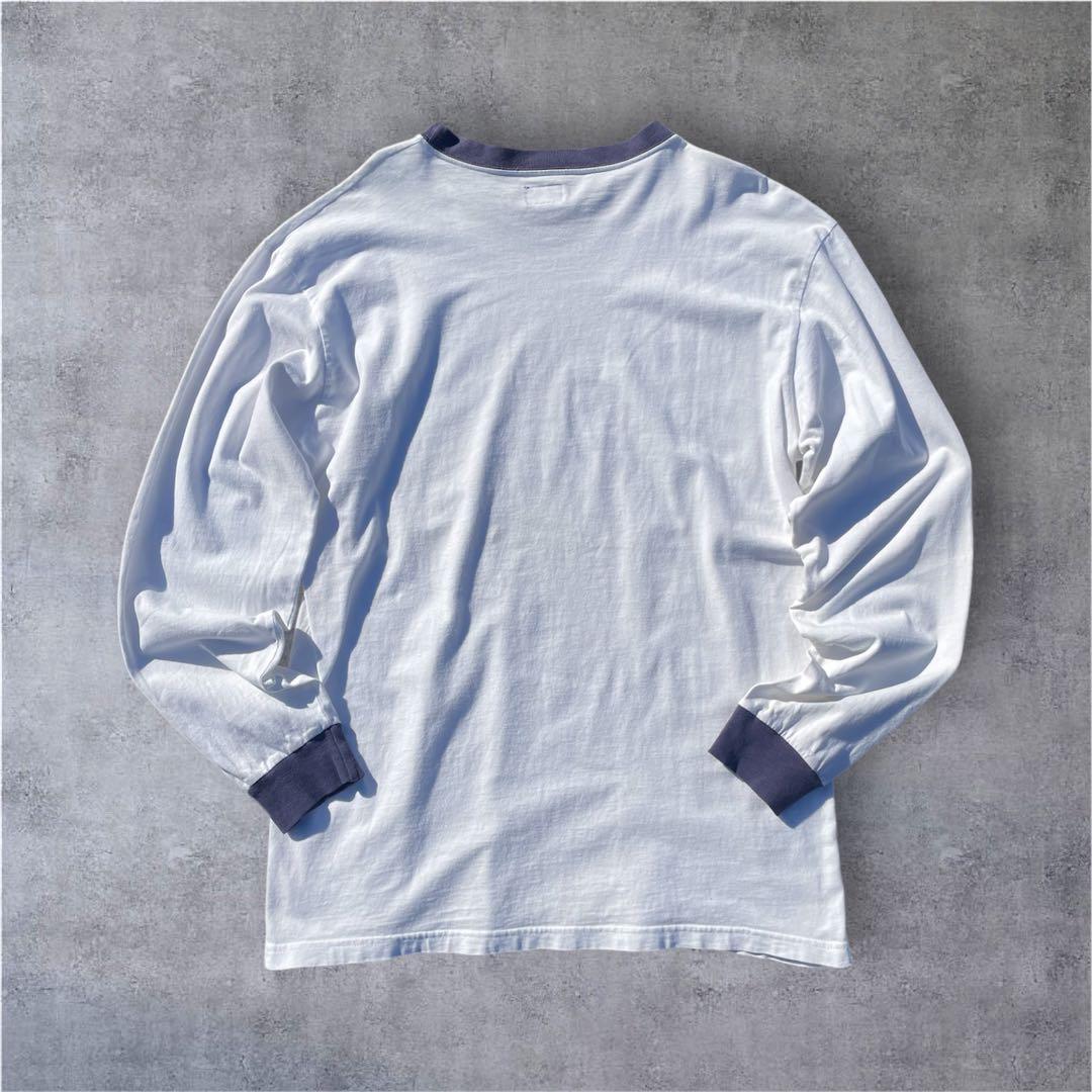 00s OLD STUSSY ロンT 2003年製USA製 XL 紺タグ