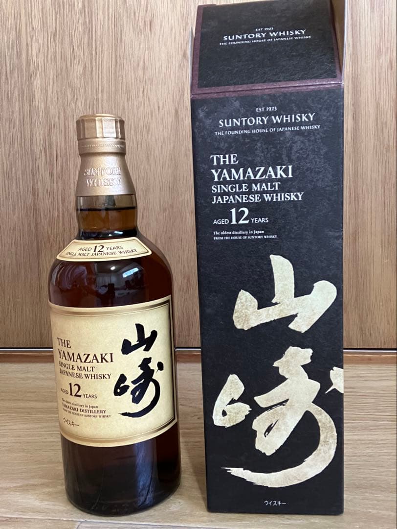山崎12年 シングルモルトウイスキー 700ml 新品未開封