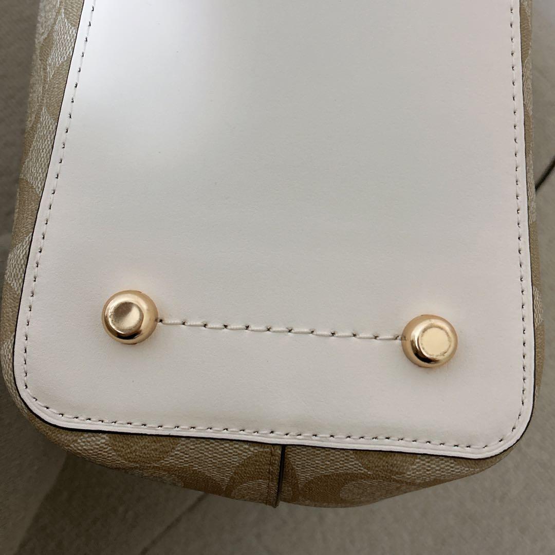 【美品】COACH トートバッグ ベージュ/ブラウン