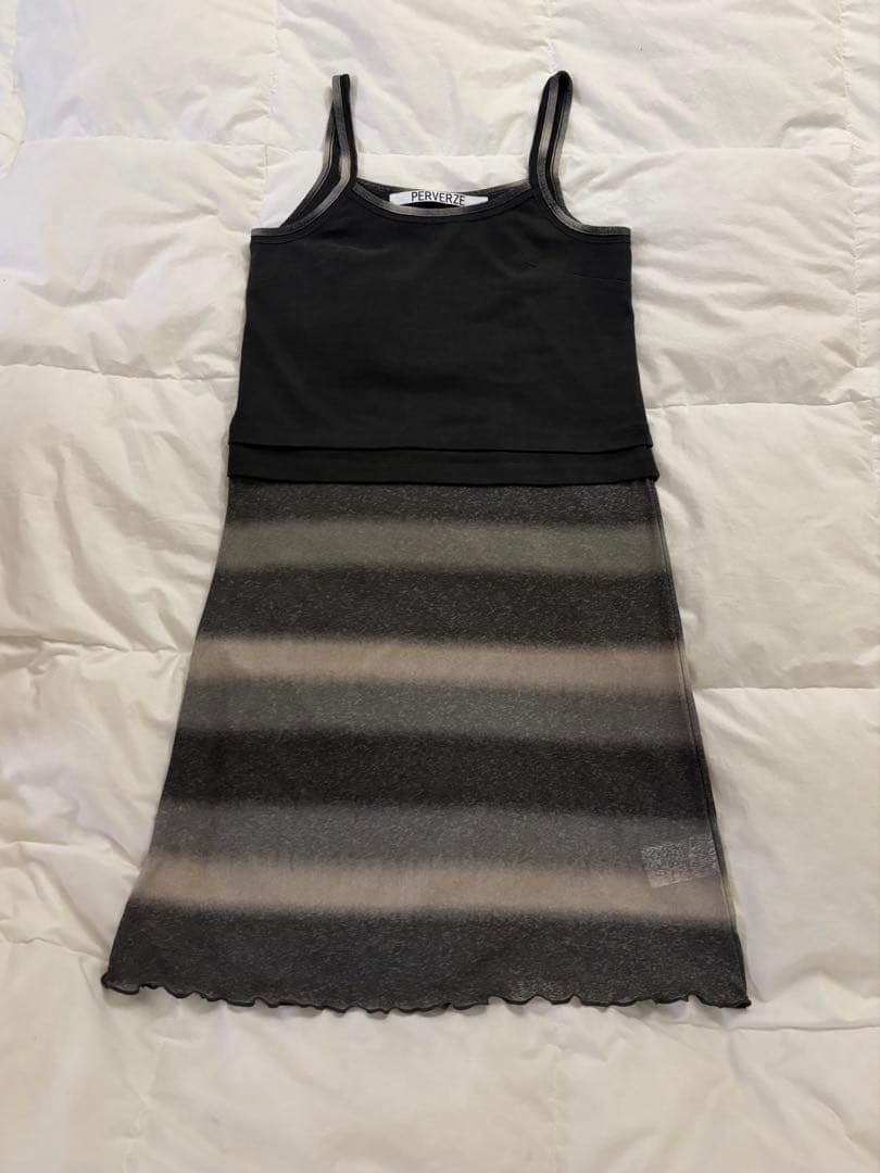 ワンピース PERVERZE Combined Strap Dress