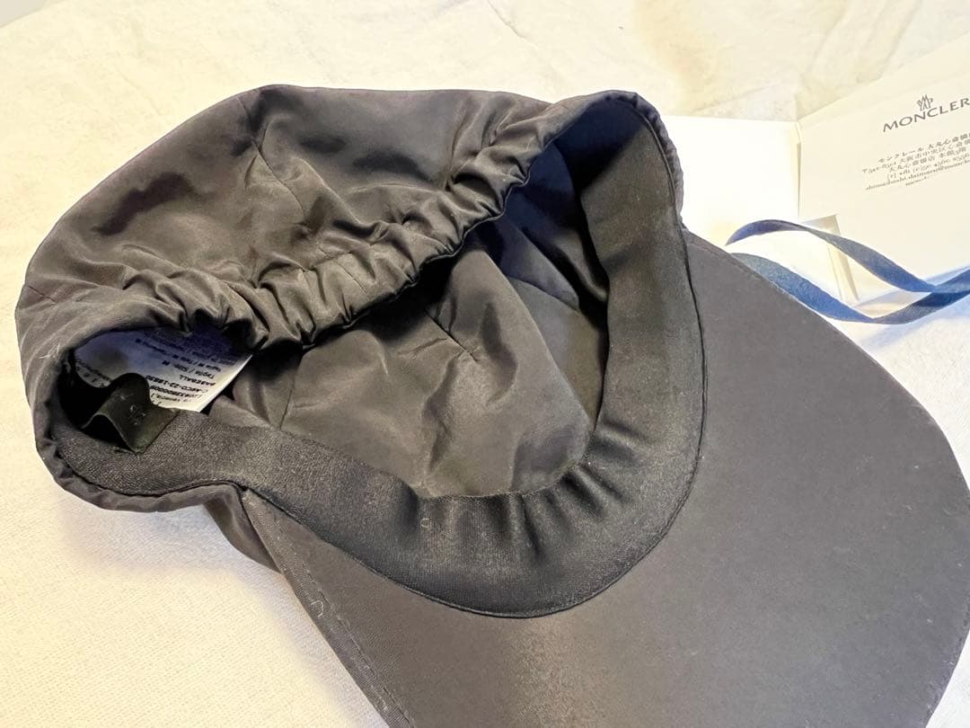 【正規品・美品】MONCLER モンクレール ベースボールキャップ Mサイズ