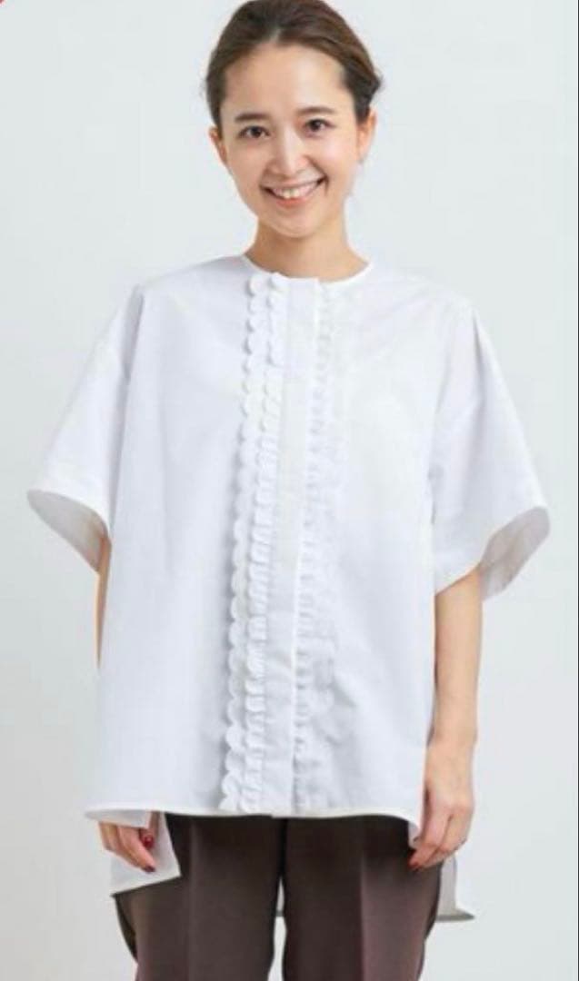 yori スカラップ刺繍サマーシャツ 2022SM 36