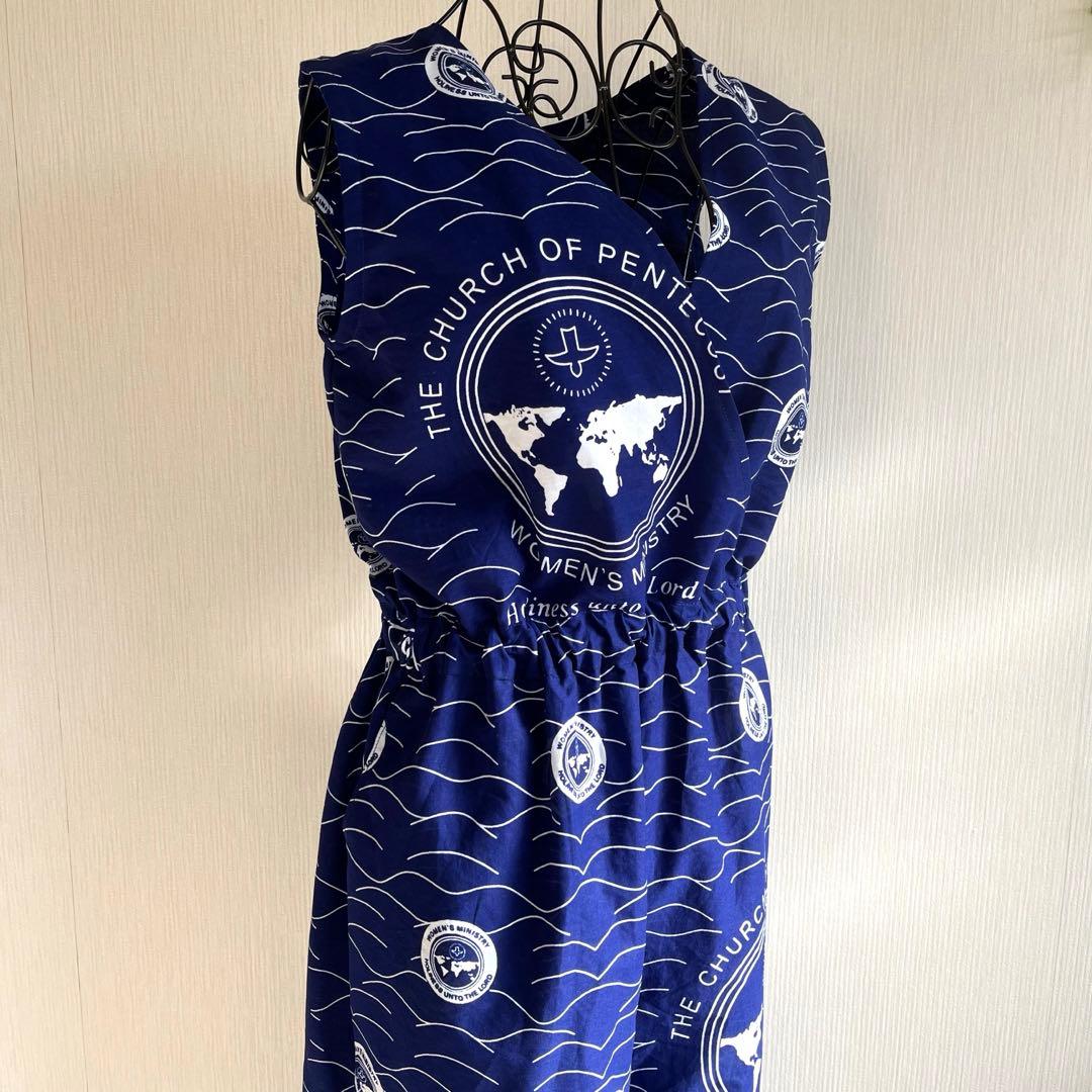 アフリカ布　アフリカンサロペット　アフリカンプリント