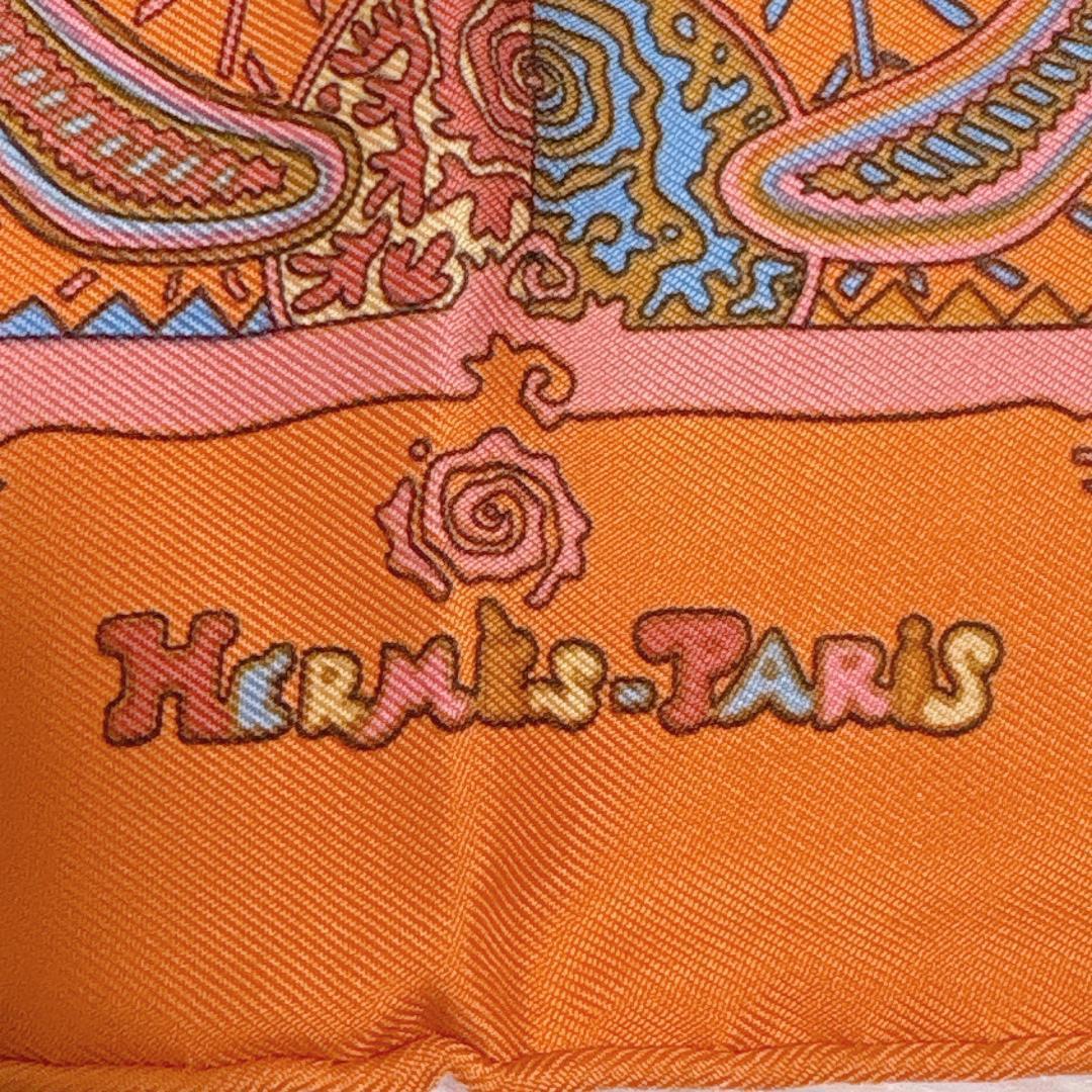 極美品✨HERMES エルメス スカーフ カレ40 パナマのクナ族の伝説 シルク