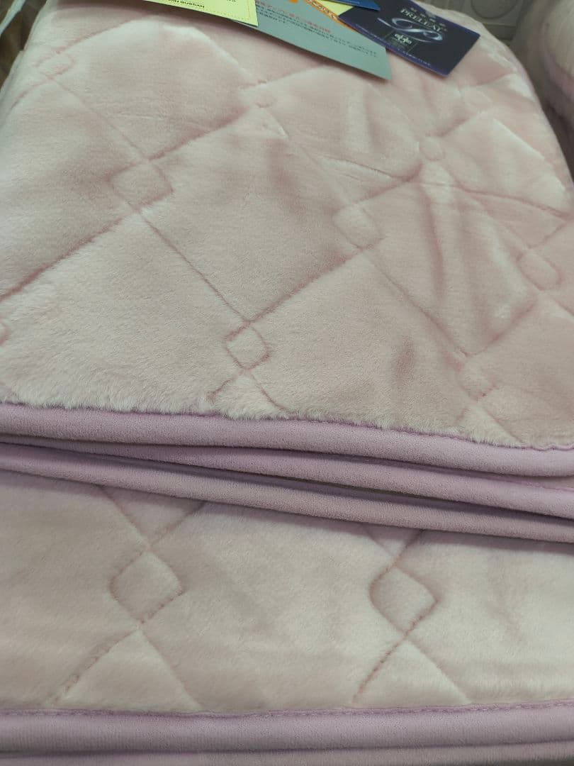 ジンペット遠赤外線セラミックセミダブル暖か敷きパッド ピンク120x205cm