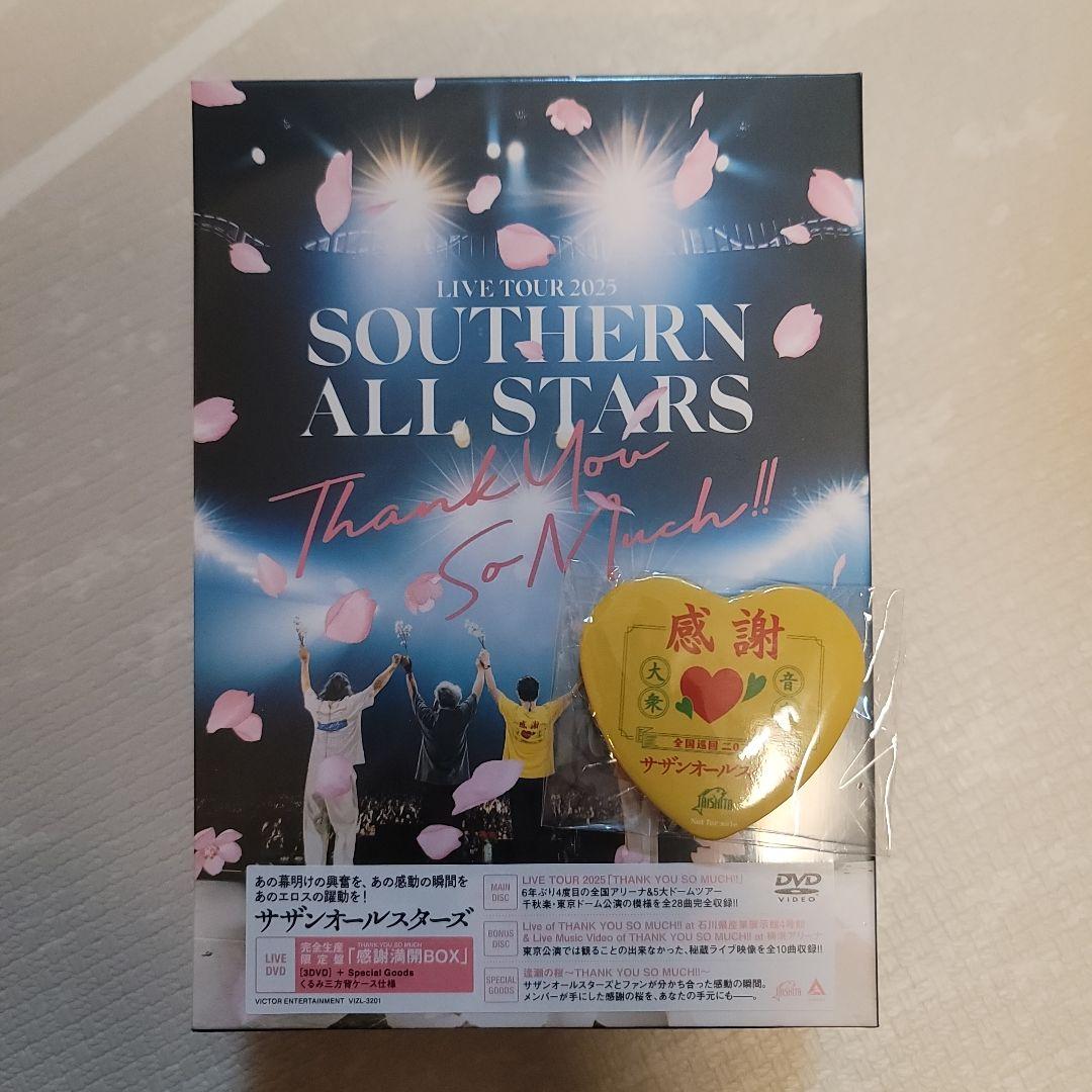 新品生産限定感謝満開BOX　サザンオールスターズ LIVE TOUR 2025
