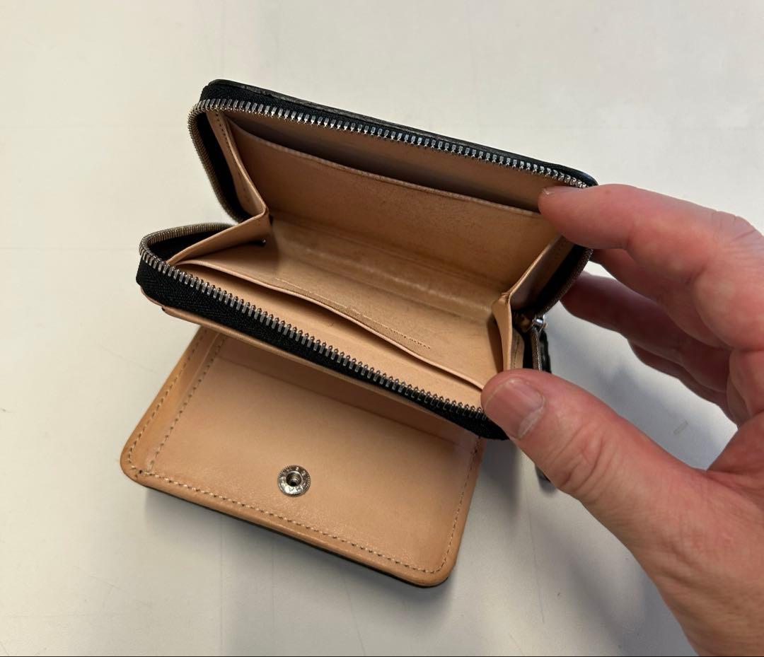 【週末限定】cornelian taurus wallet コードバン BK