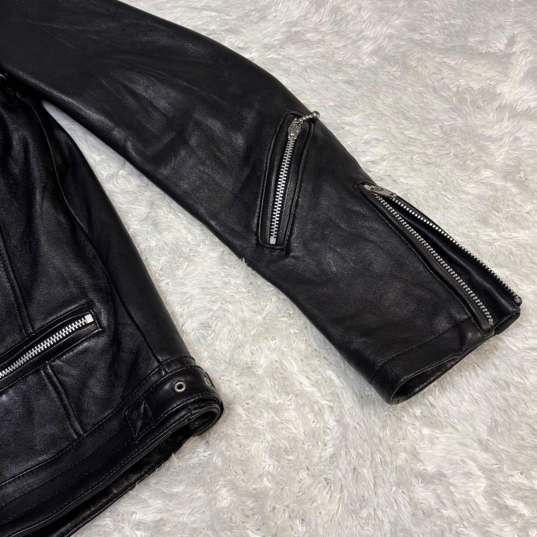 ✨美品✨ ジャックローズ 羊革 ダブルライダース サイズ3