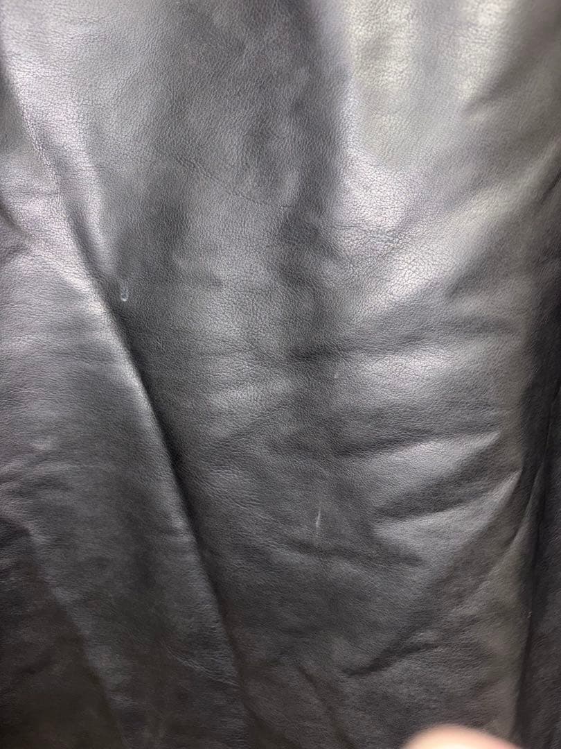 Levi's ブラックレザージャケット　裏ボア