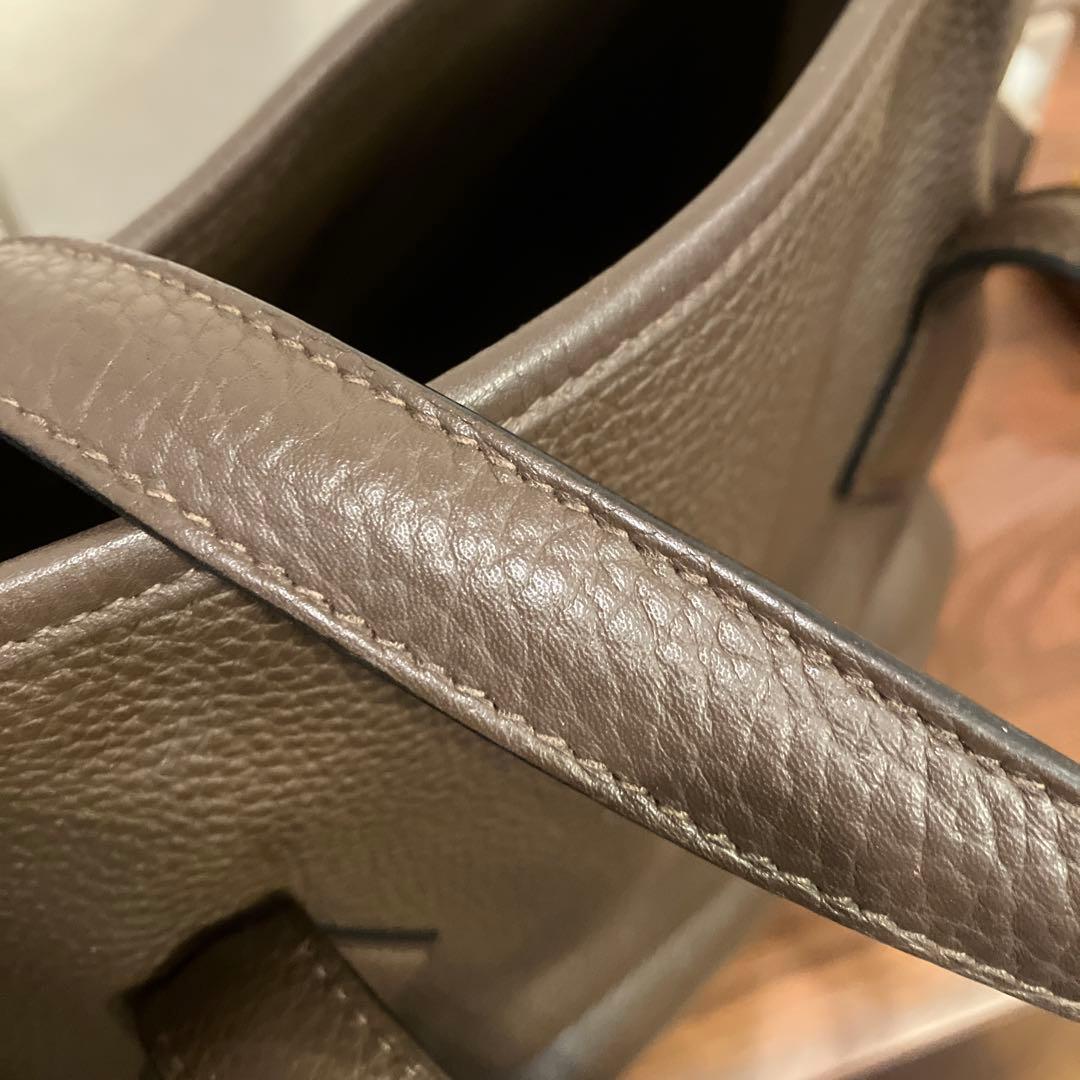 再値下げ★エルメス　こげ茶　★ヴィクトリアカバス32 ユニセックス トートバッグ