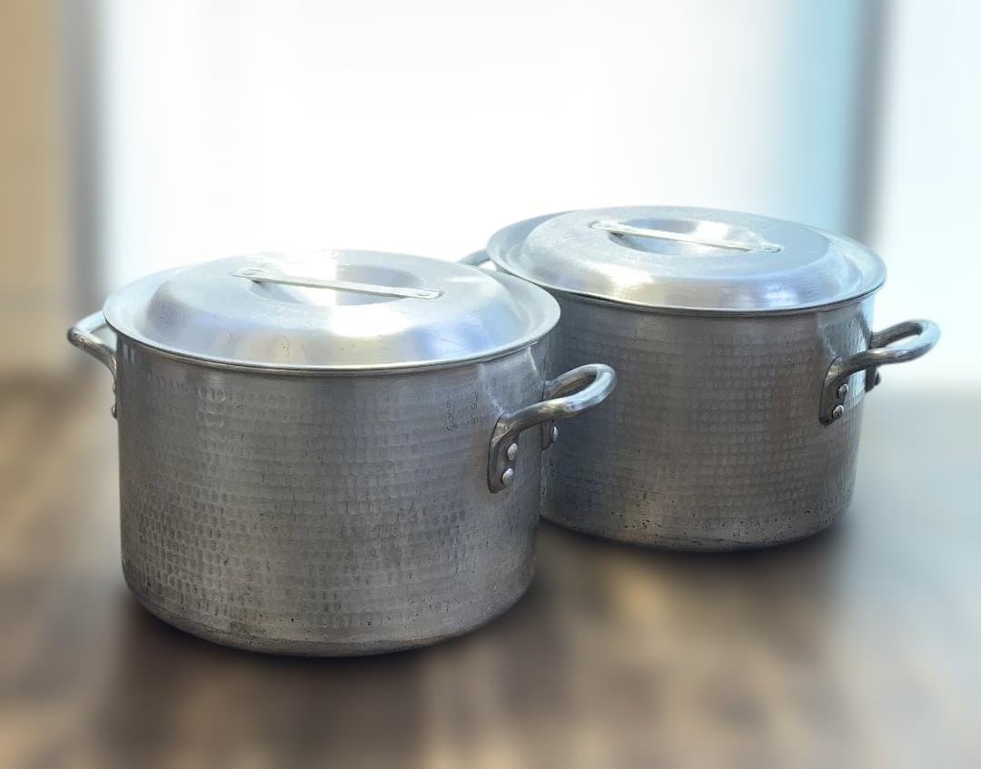 AKAO アカオアルミ DON 打出し半寸胴鍋 30cm 2個セット 業務用