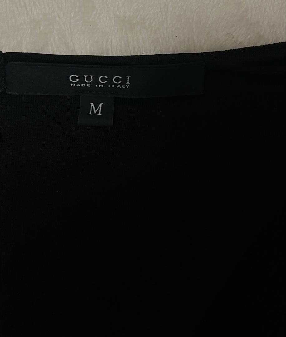Gucci ブラック ラップドレス