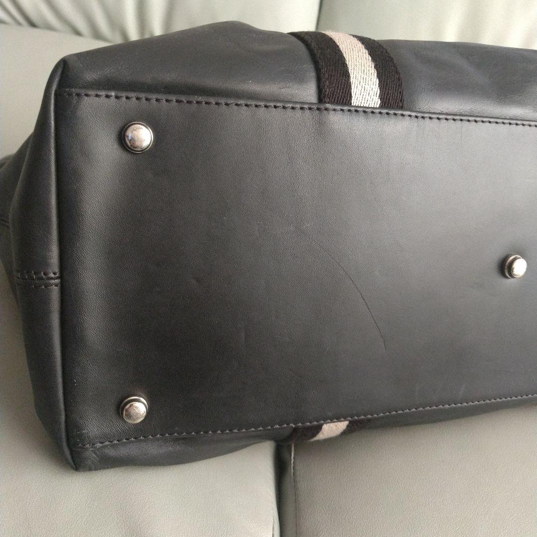 【美品】BALLY バリー オールレザー 2way トートバッグ 黒