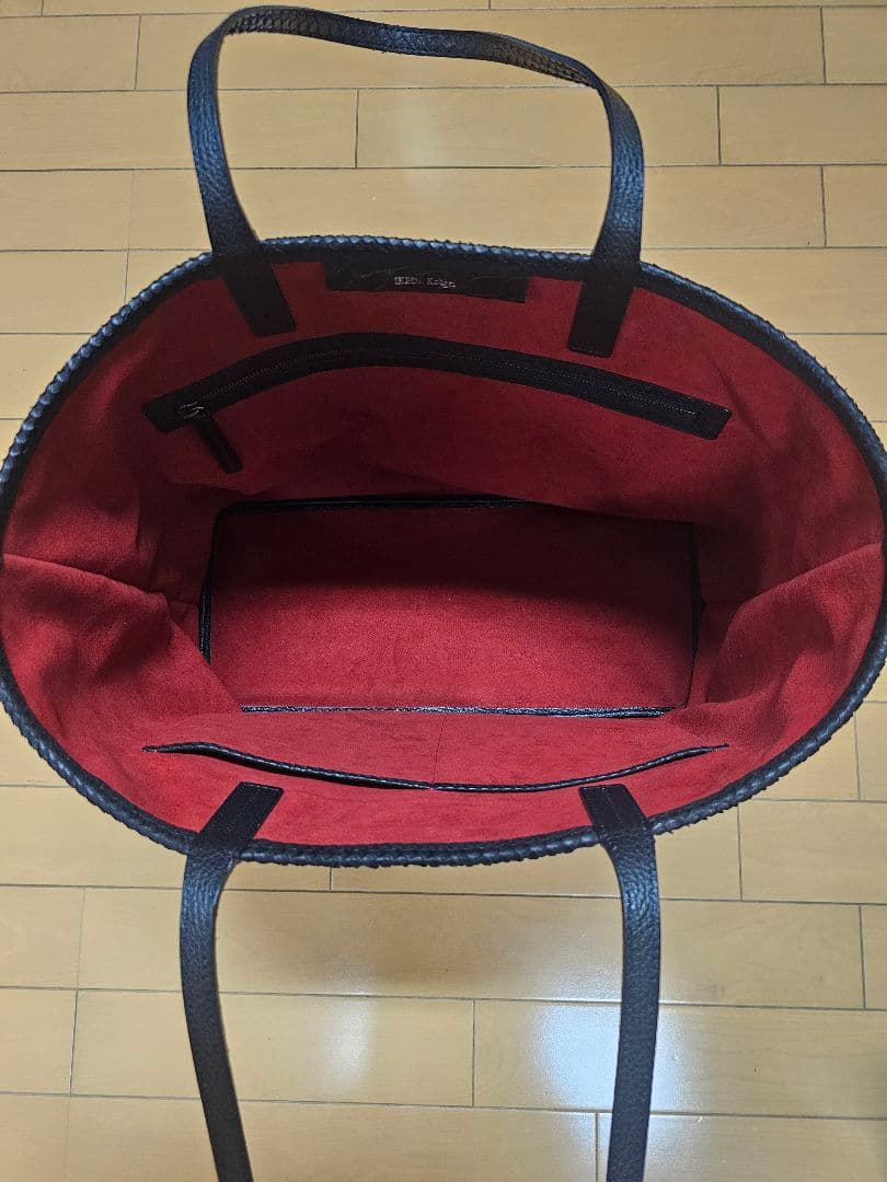 [池田工芸」幻の超巨大ダイヤモンドバイソンで仕立てるビッグパイソン トートバック