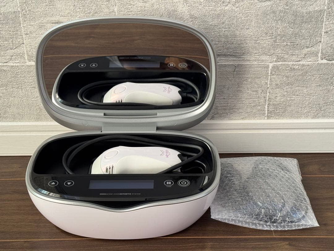 超美品 ver.6.2 ケノン 眉毛脱毛器付き 脱毛器 美顔器 パールホワイト