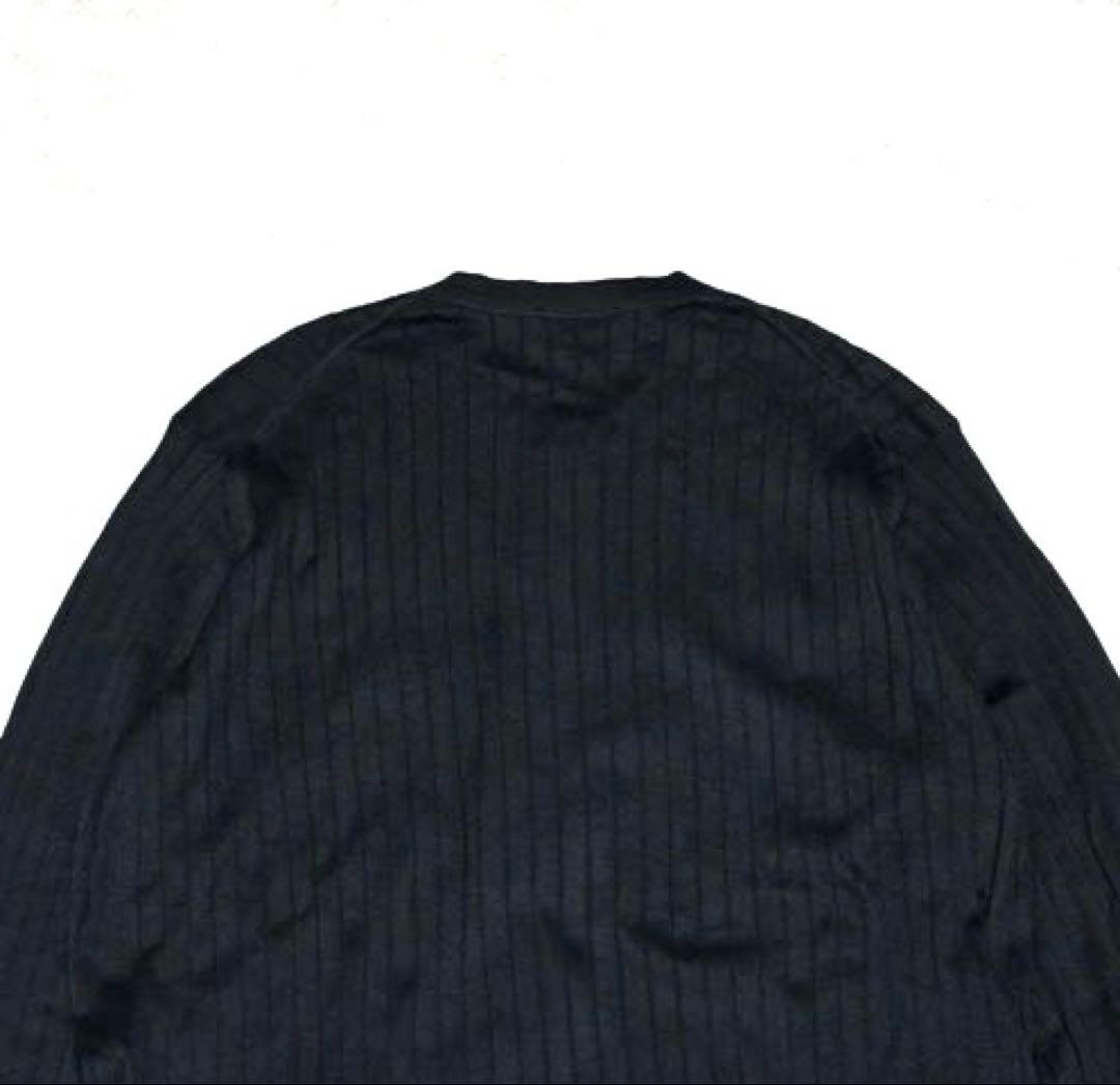 美品 ジョンスメドレー M カーディガン シーアイランドコットン 黒