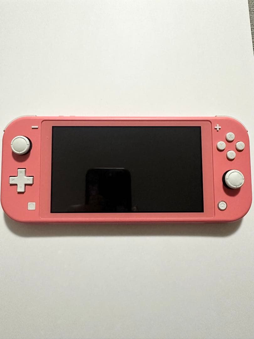Nintendo Switch Lite 本体 コーラル 充電器付き