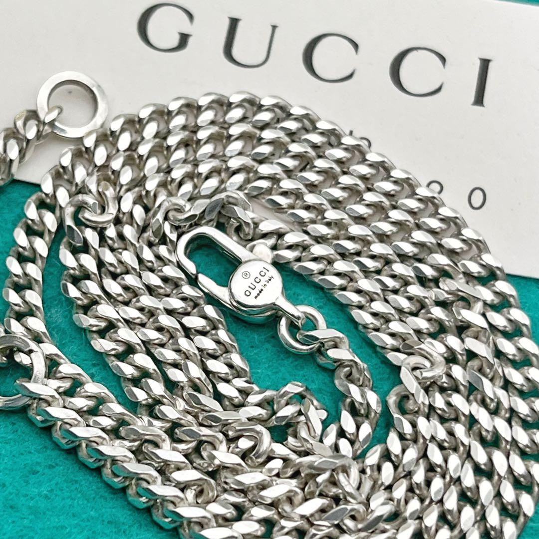 美品‼️GUCCI 3ミリ　中太喜平チェーンネックレス