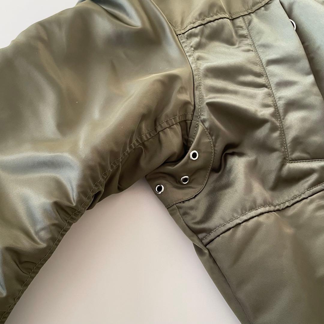 ディーゼル DIESEL MA-1 ジャケット XL 中綿 キルティング カーキ