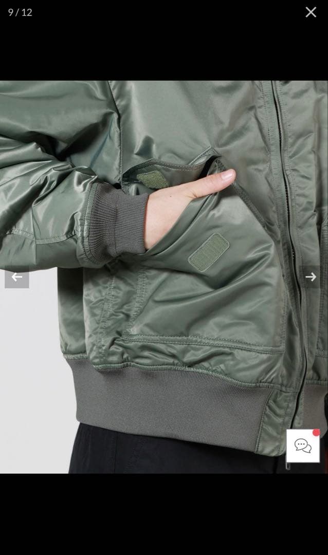 HYKE TYPE CWU-45/P JACKET オリーブ サイズ5