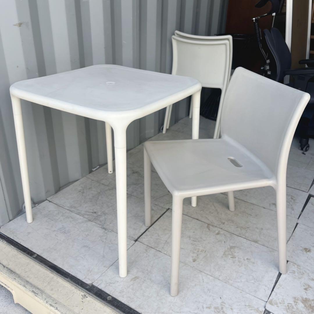 取付無料！MAGIS マジス ホワイトエアテーブル・ベージュエアチェア✨