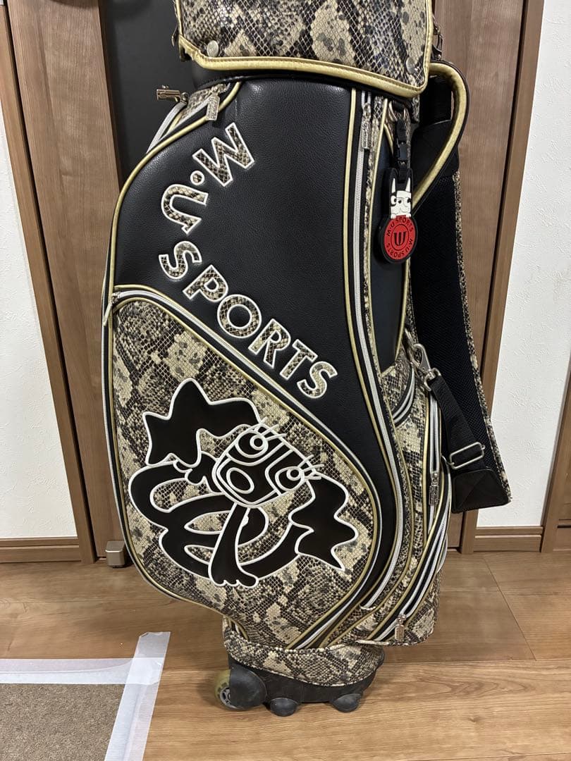 M.U.SPORT ヘビ柄 キャディバッグ