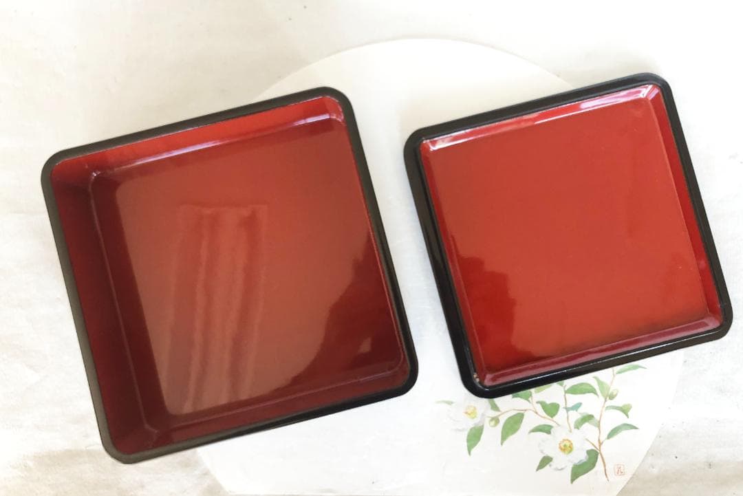 重箱 おせち 3段重 木製漆塗 黒 6.5寸 内朱 20cm 漆器 アウトレット