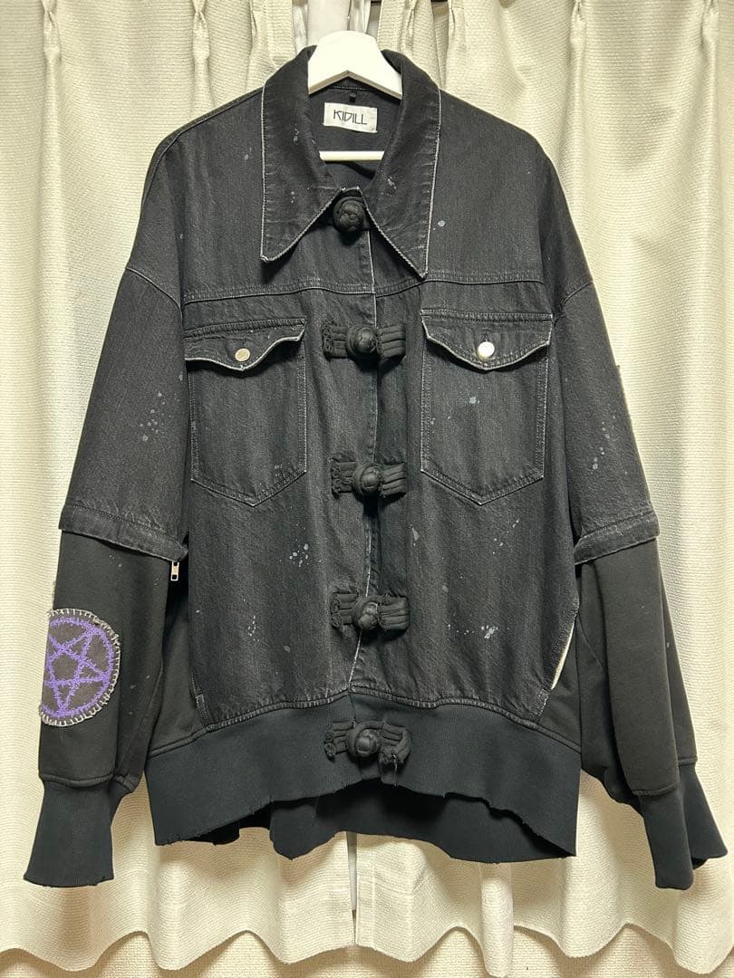 KIDILL 24ssカンフーデニムジャケット ブラック