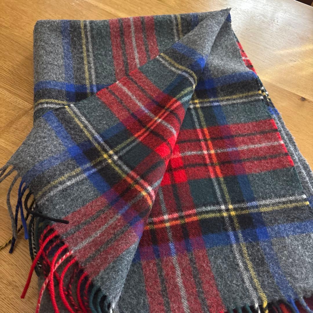  Heather Johnstons マフラー ストール チェック