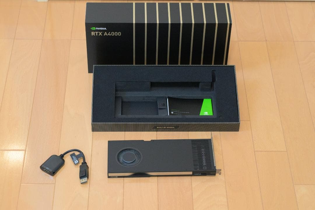 グラフィックボード・グラボ・ビデオカード NVIDIA RTX A4000 ENQRA4000-16GER