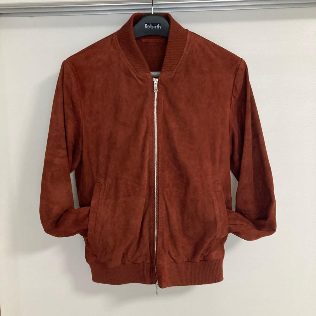 春！極美品 J.PRESS ゴートスエード レザー ブルゾン L ヴァルスター