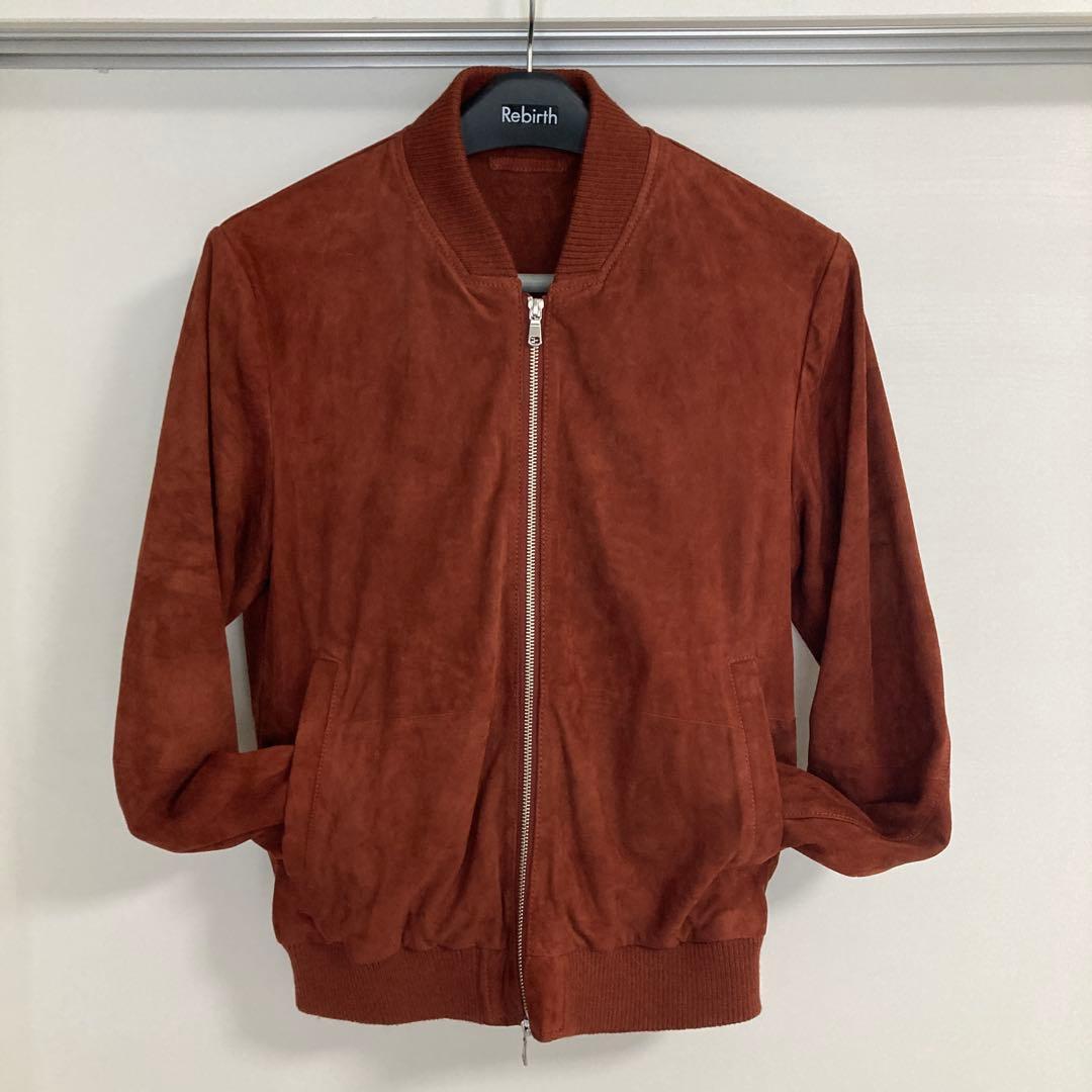 春！極美品 J.PRESS ゴートスエード レザー ブルゾン L ヴァルスター
