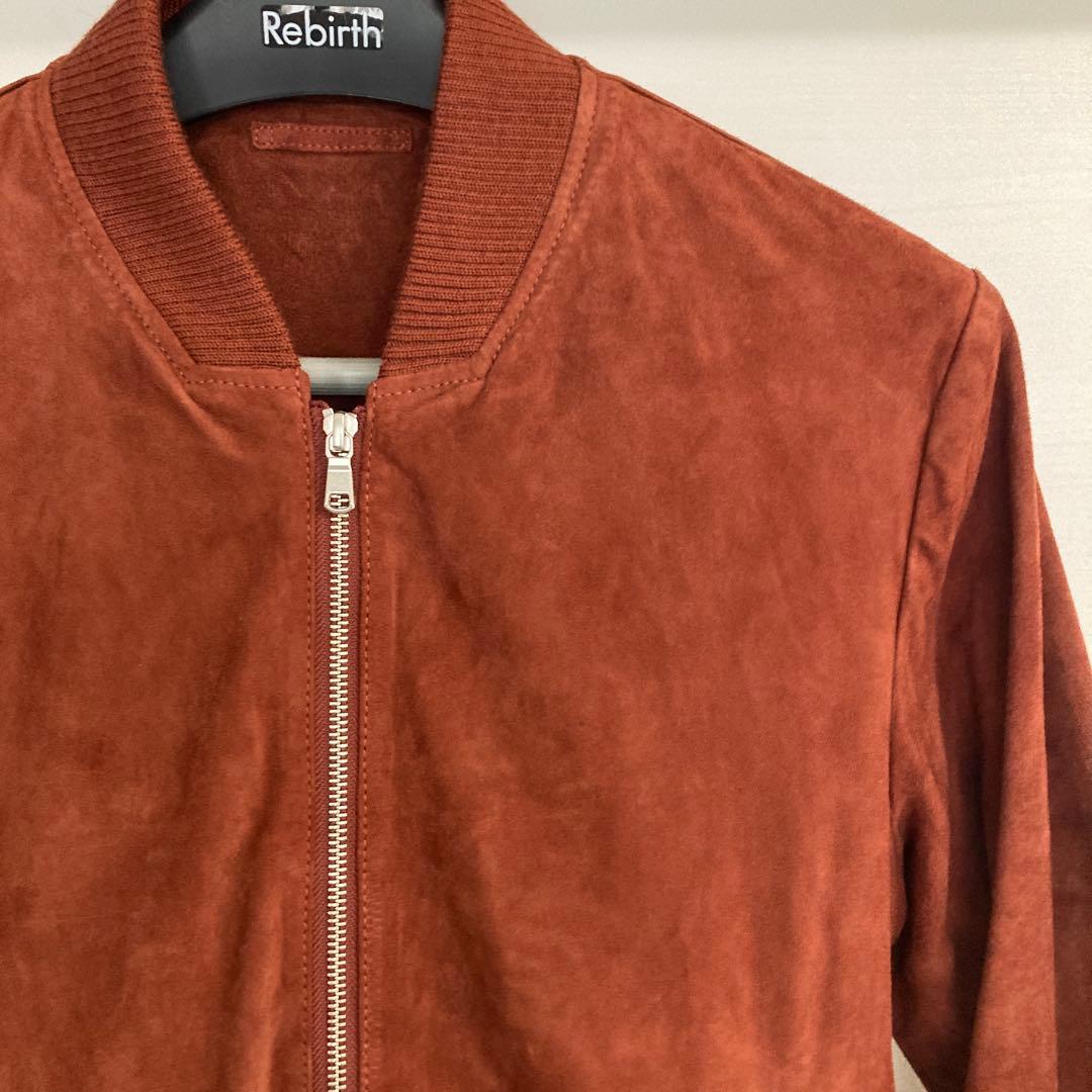 春！極美品 J.PRESS ゴートスエード レザー ブルゾン L ヴァルスター