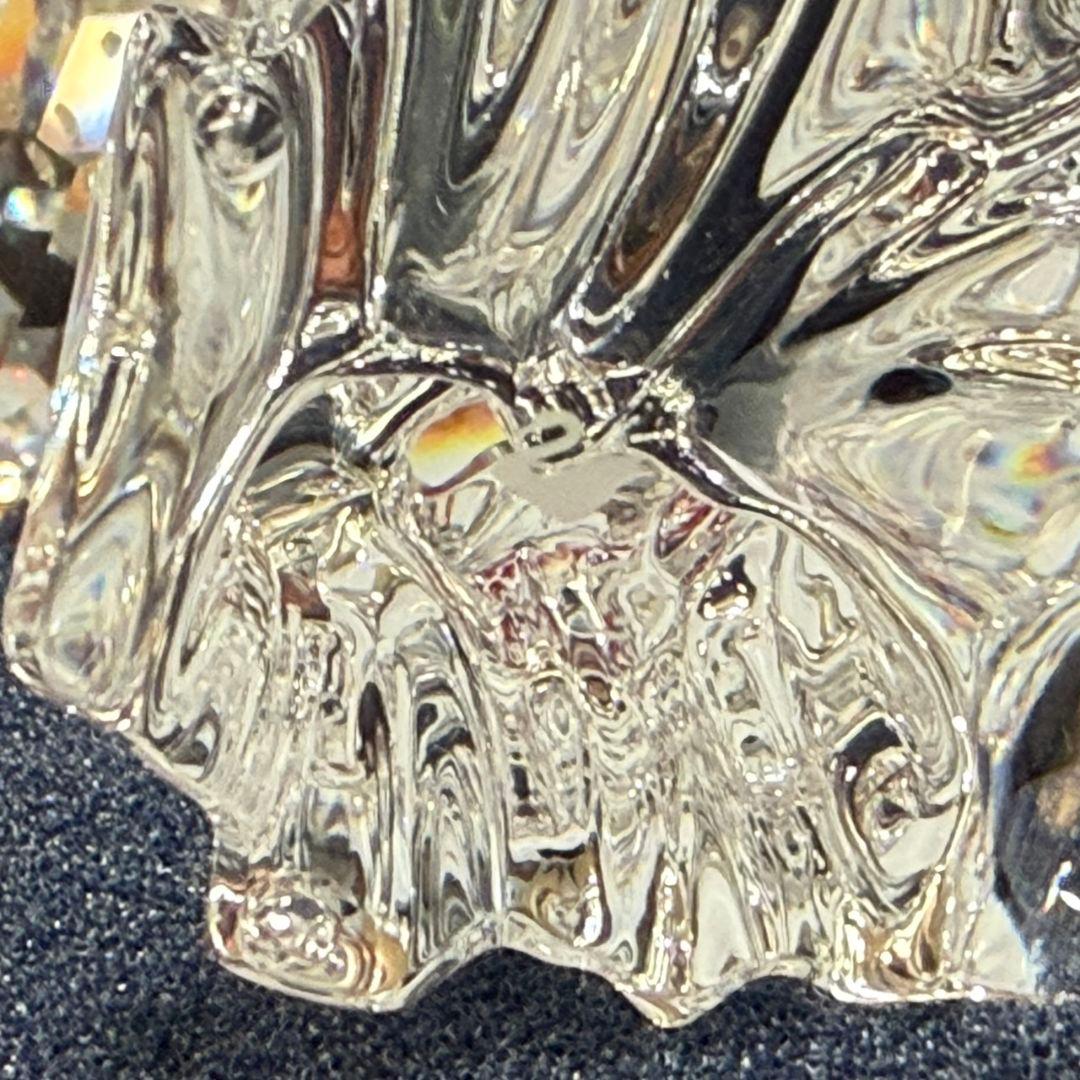 美品☆スワロフスキー コウノトリと赤ちゃん フィギュリン 箱・証明書付