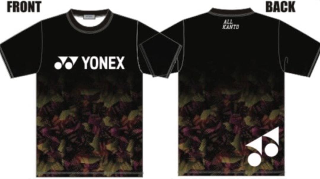 関東大会限定Tシャツ　YONEX ブラック Lサイズ