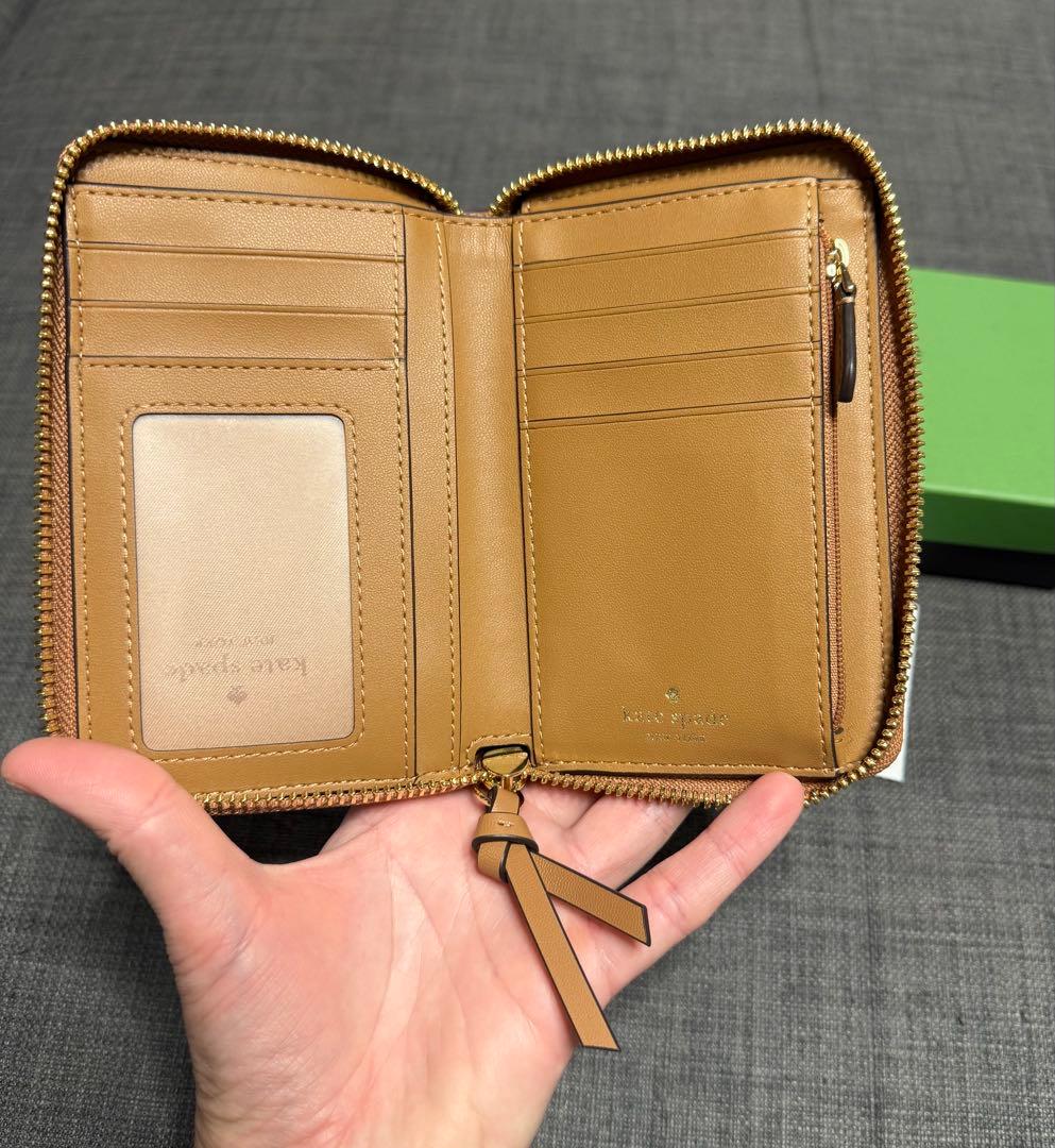 kate spade ケイトスペード ノットミディアム ウォレット 二つ折り財布