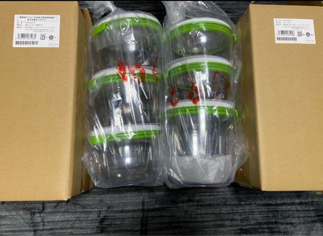 ショップジャパン　フォーサ　真空保管容器　真空コンテナ　6点セット