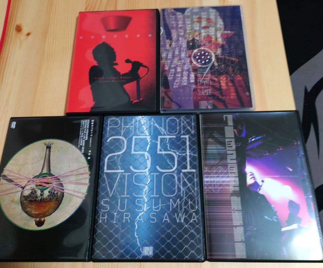 平沢進 DVD 5作品 賢者のプロペラ PHONON 東京異次弦空洞 第9曼荼羅