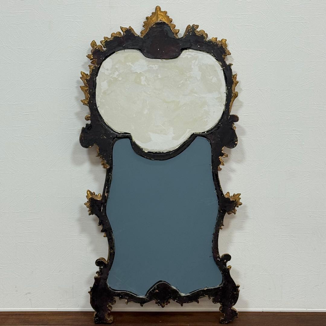 H21K102a アンティーク調 フレンチスタイル ロココ調ミラー