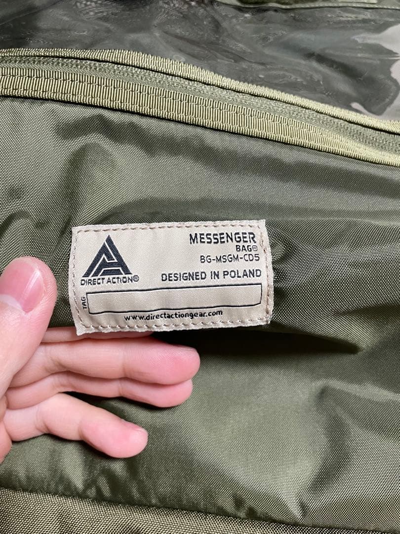 DIRECT ACTION MESSENGER BAG オリーブドラブ