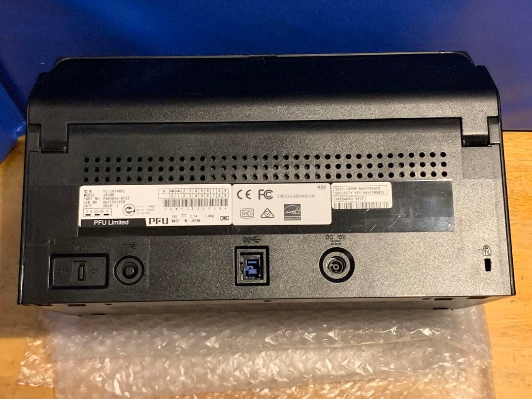 ScanSnap iX500SE 良品 後期2018製