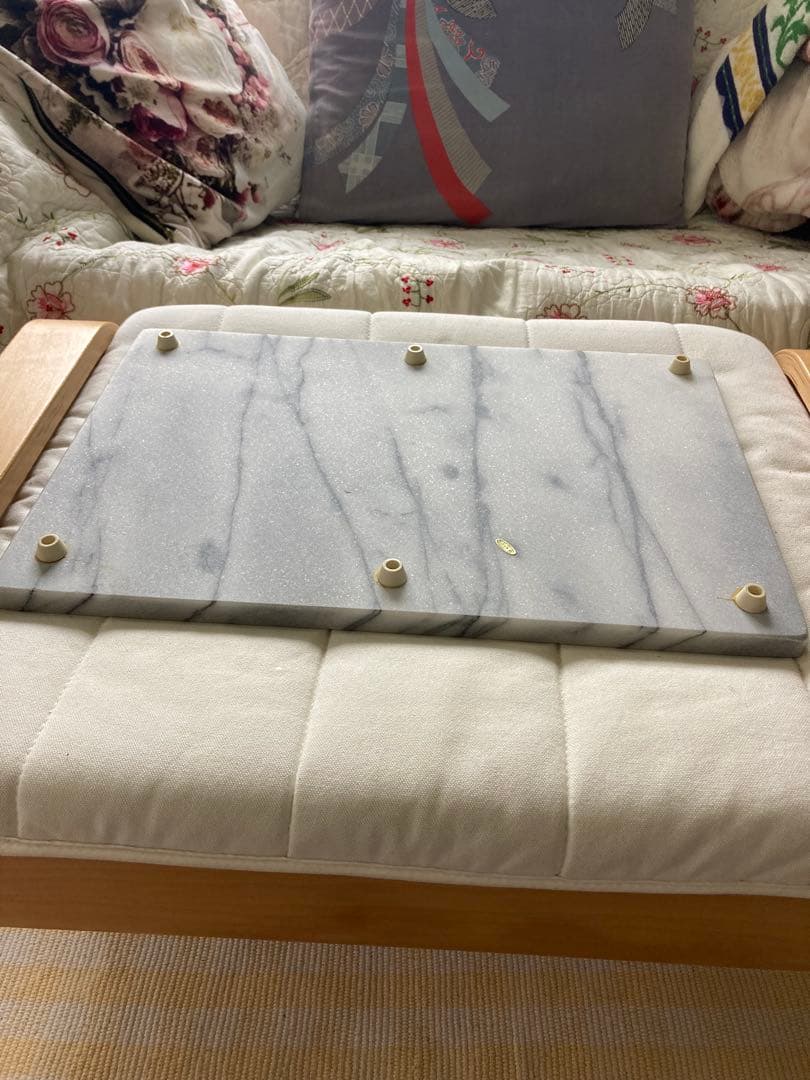 大理石まな板とローリングピンセット