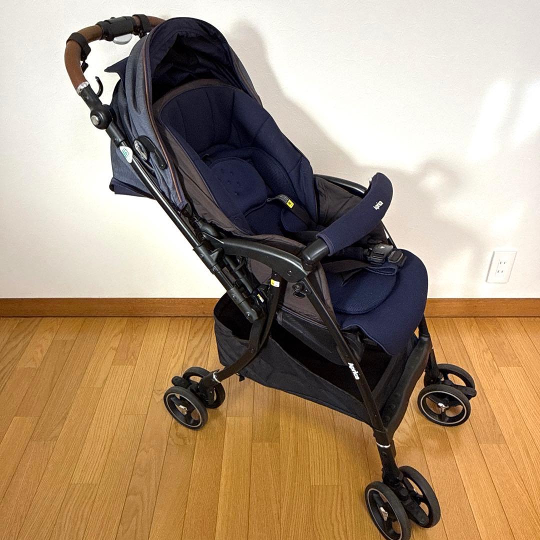 【美品】アップリカ ベビーカー ラクーナビッテクッション AB型