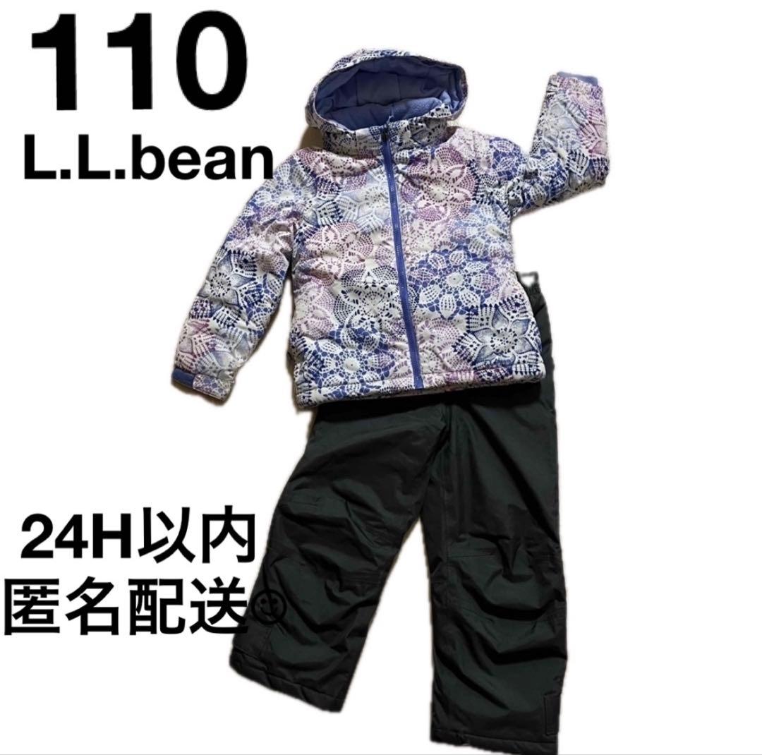 L.L.bean 110サイズ スキースーツ可愛いスキーウェア　女の子