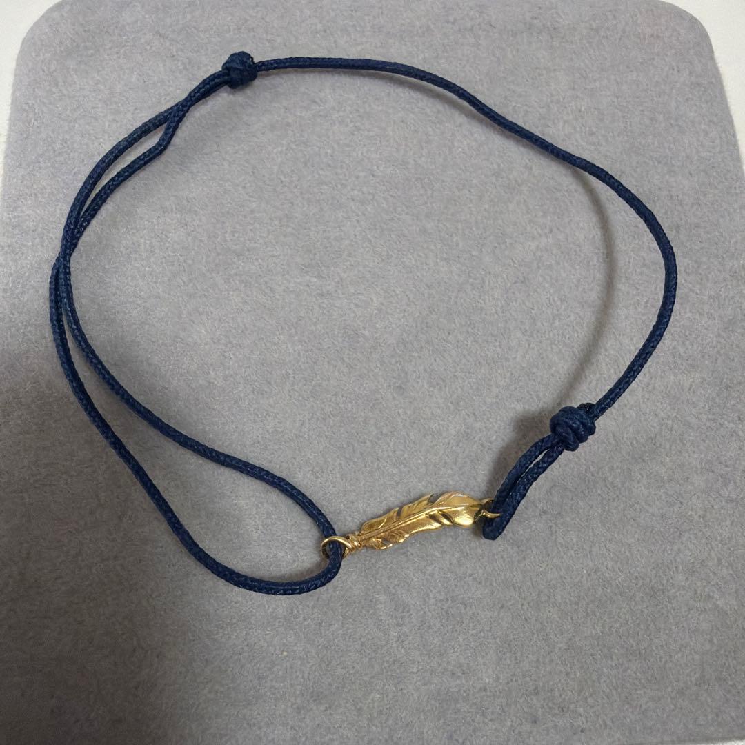 SYMPATHY OF SOUL K18 羽コードブレスレット