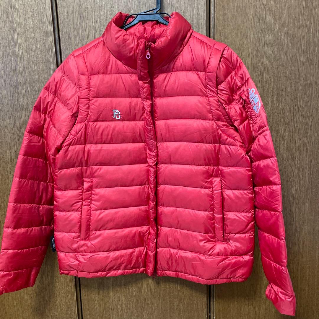 PEARLY GATES ダウン　サイズ1（M）赤色